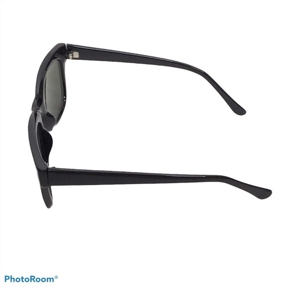 AJ Morgan Rounded Square sunglasses black nwot - Picture 3 of 6